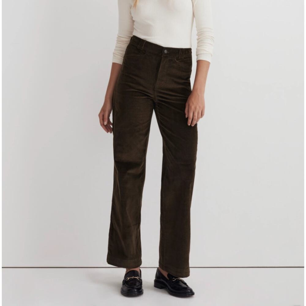 MADEWELL Emmett 2.0 Wide-Leg Pants in Corduroy 28